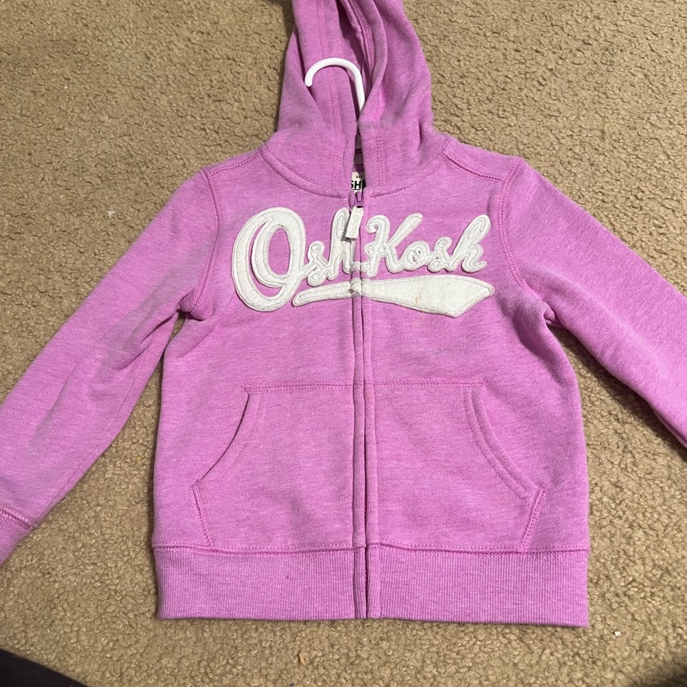 Osh kosh b’gosh lavender / pinkish purple hoodie with logo